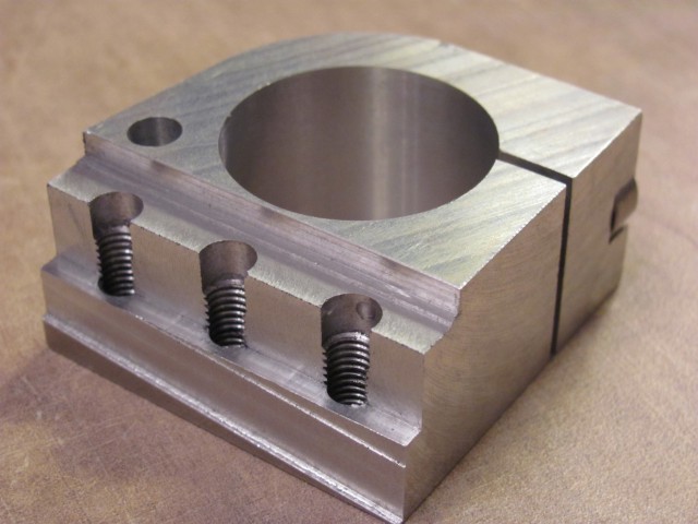 Parting tool holder after milling, boring, slitting, drilling and tapping