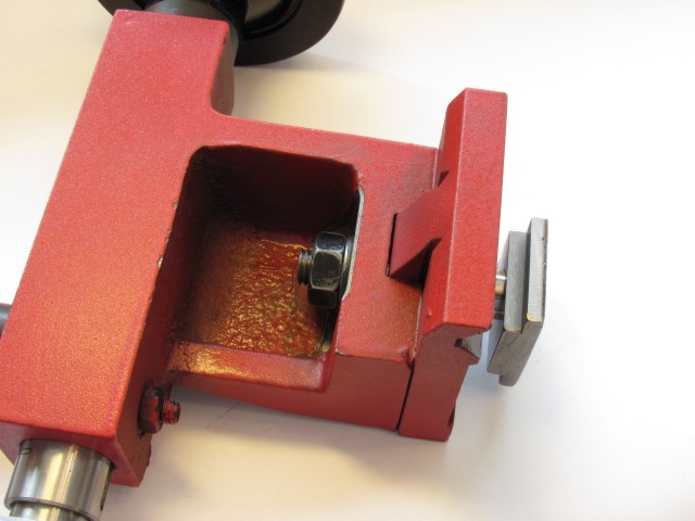 Mini lathe tailstock with lock